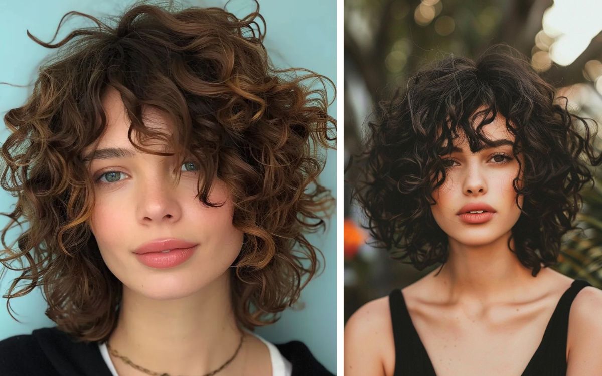 capelli-ricci-scalati-bob_ Hairtastic - StyleVibeGlow